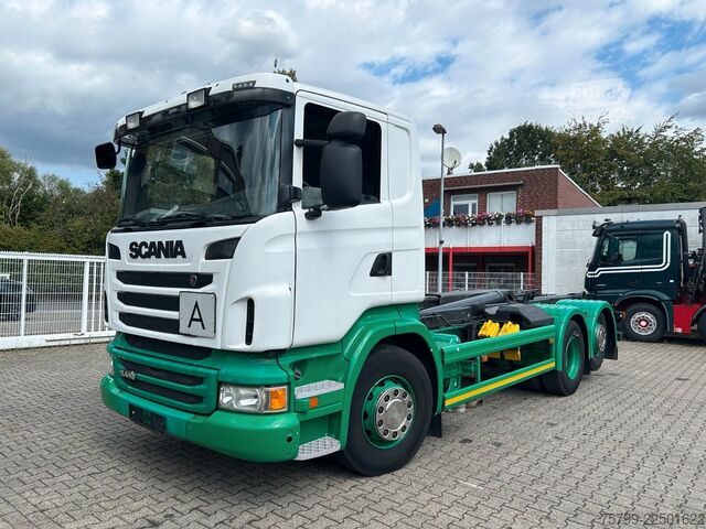 Vozidlo s hákom na kontajnery SCANIA R440 MEILLER Abroller 6x2