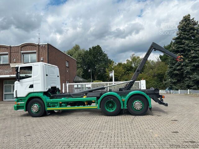 Vozidlo s hákom na kontajnery SCANIA R440 MEILLER Abroller 6x2
