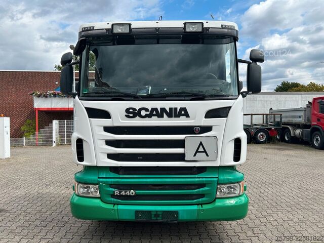 Vozidlo s hákom na kontajnery SCANIA R440 MEILLER Abroller 6x2
