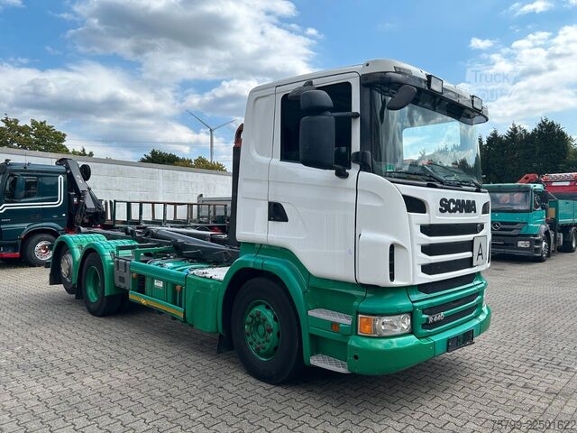 Vozidlo s hákom na kontajnery SCANIA R440 MEILLER Abroller 6x2