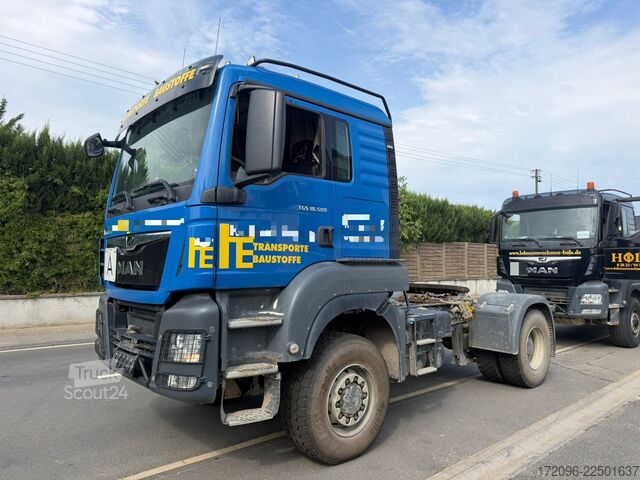 Tracteur routier standard MAN TGS 18.500 4x4 (cardan) BL, Lagerschaden!, Autom