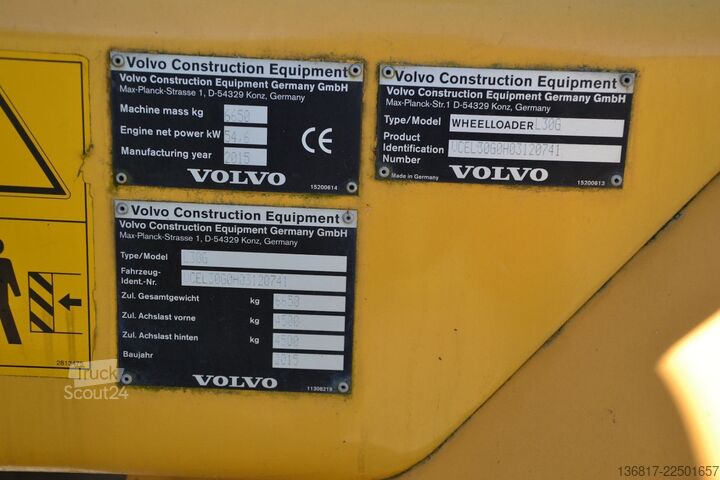 Utovarivač na točkovima VOLVO L 30 G Radlader / Schaufel + Gabel / hydr. SW