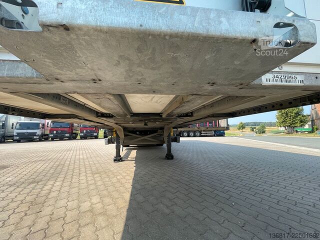 Atvira puspriekabė su tentu SCHMITZ CARGOBULL SCB*S3 SCS24 Hubdach Mega Plane Edscha 2xLiftach