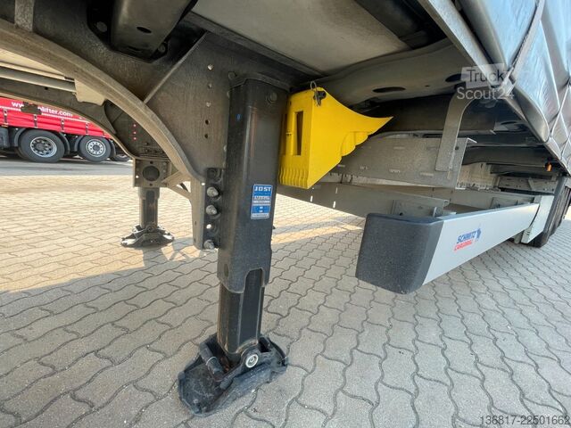 Atvira puspriekabė su tentu SCHMITZ CARGOBULL SCB*S3 SCS24 Hubdach Mega Plane Edscha 2xLiftach