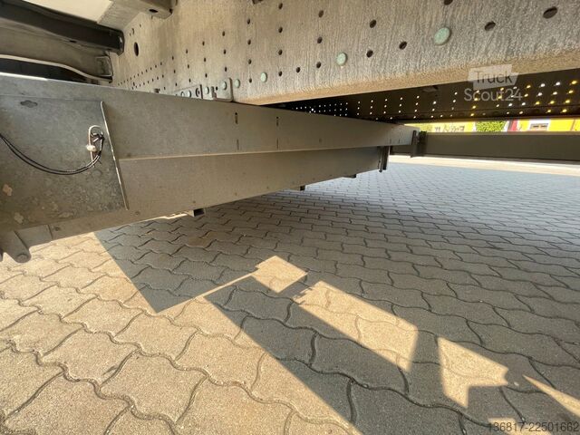 Atvira puspriekabė su tentu SCHMITZ CARGOBULL SCB*S3 SCS24 Hubdach Mega Plane Edscha 2xLiftach