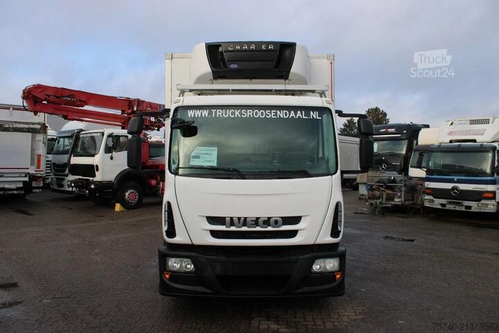 Soğutmalı/dondurulmuş taşıma Iveco Eurocargo 140E + CARRIER + MANUAL + ATP!!  LIFT...
