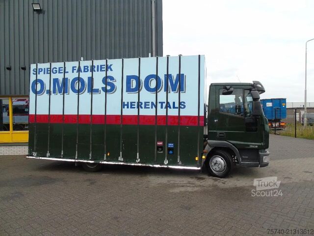 Přepravník skla Iveco Eurocargo 75 E 180 GLASWAGEN