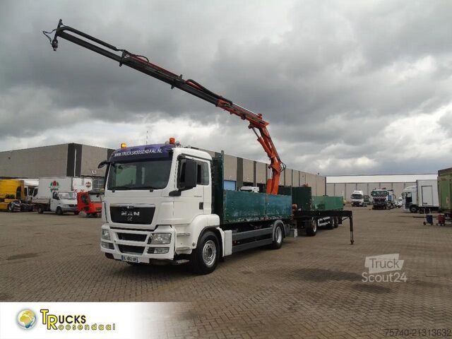 Krano sunkvežimis MAN TGS 18.440 + ATLAS 165 + EURO 5 + TRAILER 3 AXL...