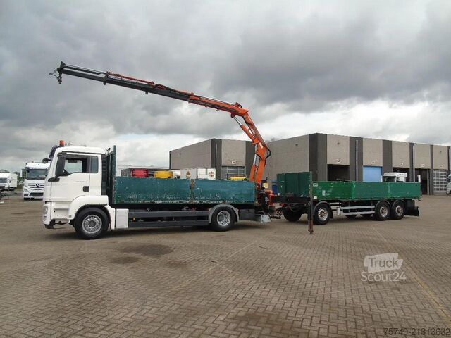 Krano sunkvežimis MAN TGS 18.440 + ATLAS 165 + EURO 5 + TRAILER 3 AXL...