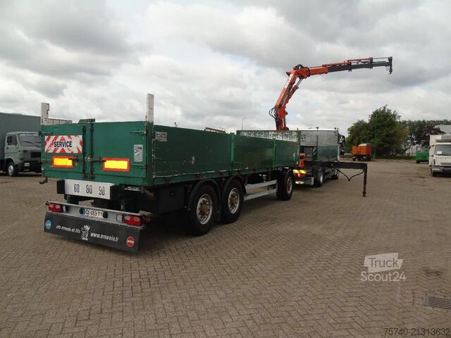 Krano sunkvežimis MAN TGS 18.440 + ATLAS 165 + EURO 5 + TRAILER 3 AXL...