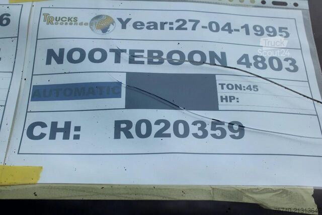 BE-Auflieger Nooteboom EURO 4803 + 3x SAF AXLE