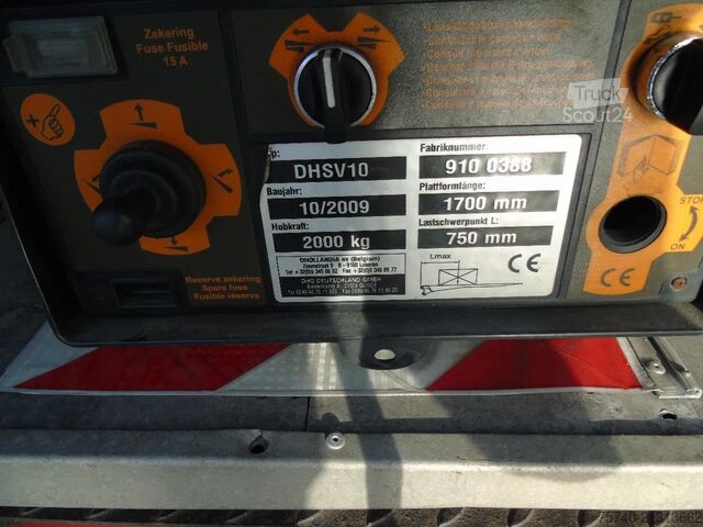 Valigia MAN TGA 18.400 + combi + lift + euro 5 + 2.70