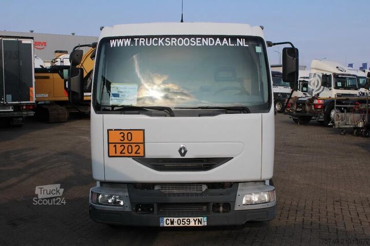 Camion-citerne Renault Midlum 250 + 2 COMP + 6180liter + euro 2 + manual