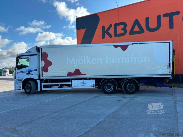 Jäähdytetyt/pakastetut kuljetukset Mercedes-Benz Antos 2532 6x2*4 MITSUBISHI TU85SA / BOX L=8539 mm
