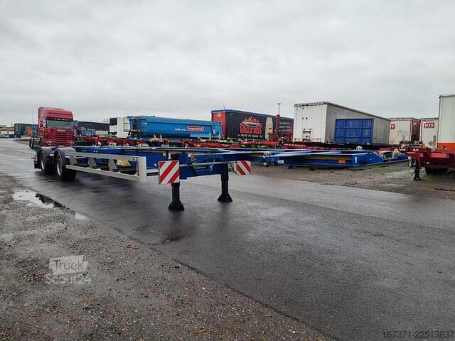 Konttikuljetukset Van Hool A2C001 - container- CHASSIS-55 foot   plus 2 X ...