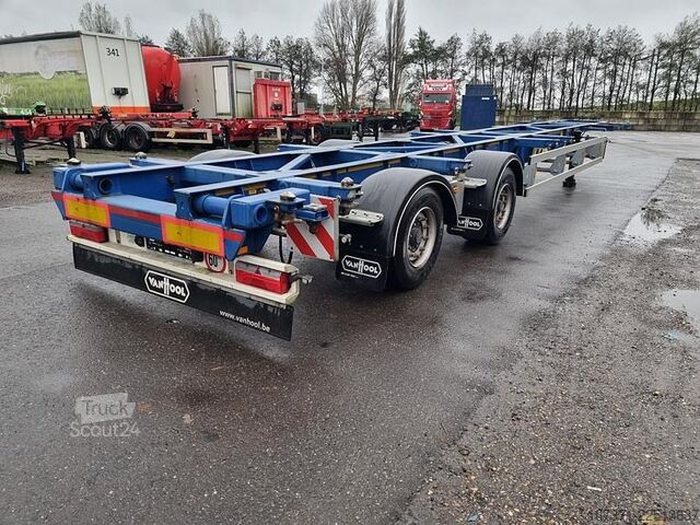 Konttikuljetukset Van Hool A2C001 - container- CHASSIS-55 foot   plus 2 X ...