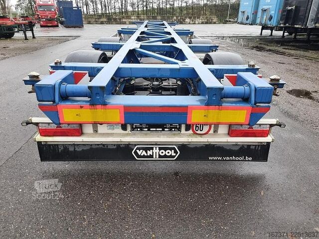 Konttikuljetukset Van Hool A2C001 - container- CHASSIS-55 foot   plus 2 X ...