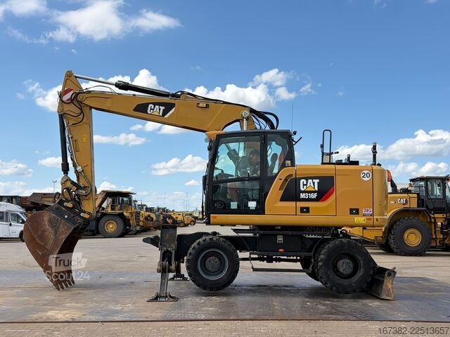 Kolesový bager Caterpillar M316F Mobile excavator