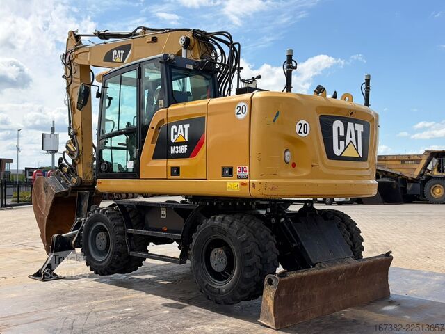 Kolesový bager Caterpillar M316F Mobile excavator