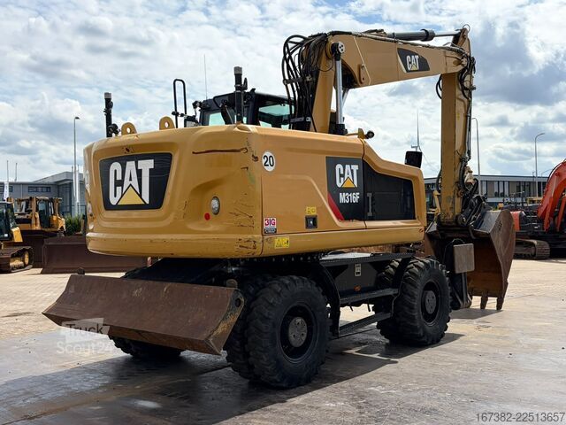 Kolesový bager Caterpillar M316F Mobile excavator