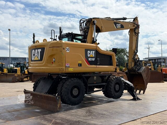 Kolesový bager Caterpillar M316F Mobile excavator
