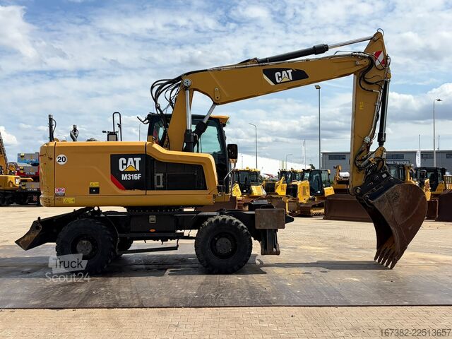 Kolesový bager Caterpillar M316F Mobile excavator