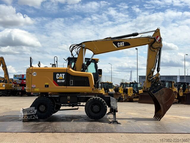 Kolesový bager Caterpillar M316F Mobile excavator