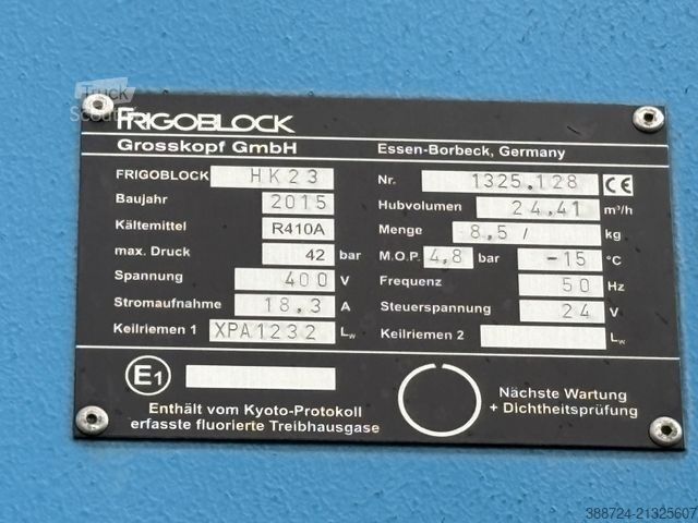 Remorque frigorifique ROHR RAK / 18 IV*Frigoblock*LBW*BPW-Achsen*Rolltor*