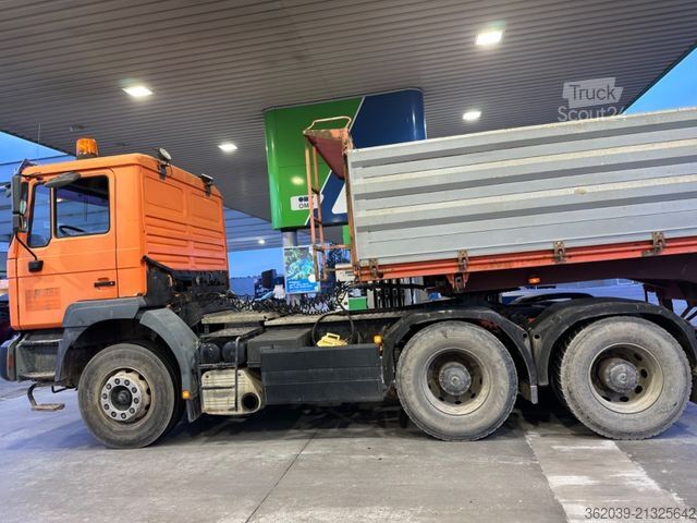 Camion per carichi pesanti MAN 26.413 DFLT 6X4 Blatt Luft Abs 3 SEITENKIPPER