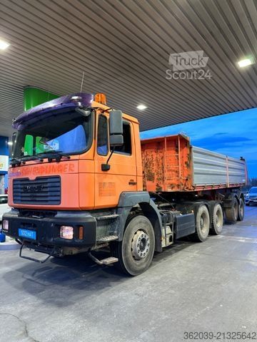 Camion per carichi pesanti MAN 26.413 DFLT 6X4 Blatt Luft Abs 3 SEITENKIPPER