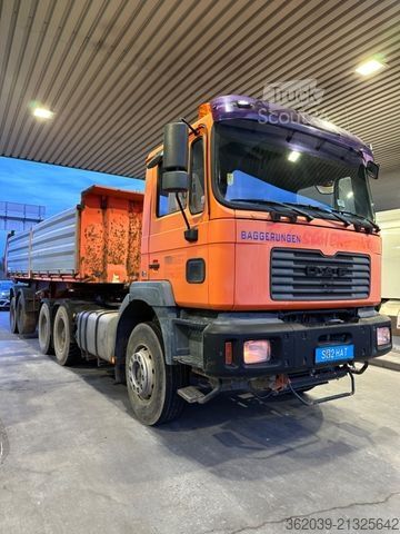 Camion per carichi pesanti MAN 26.413 DFLT 6X4 Blatt Luft Abs 3 SEITENKIPPER