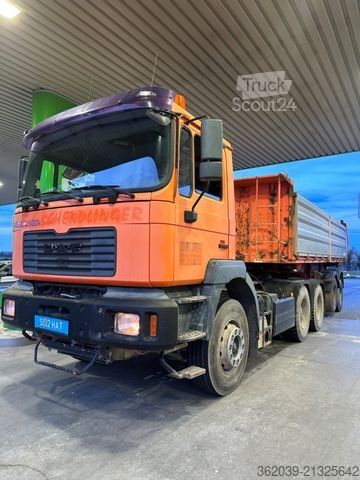Camion per carichi pesanti MAN 26.413 DFLT 6X4 Blatt Luft Abs 3 SEITENKIPPER