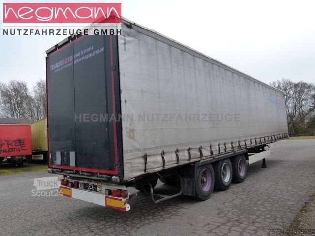 Open semitrailer with tarp KRONE SDP 27, BPW ECO Plus,  Standart, Deutsch