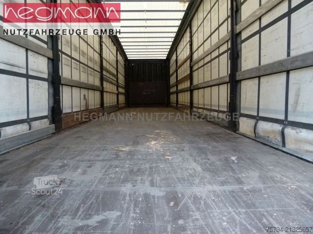 Open semitrailer with tarp KRONE SDP 27, BPW ECO Plus, Standart, Deutsch