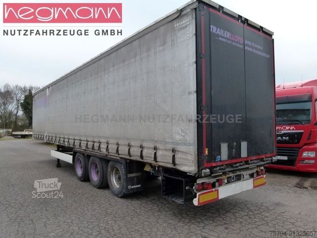 Open semitrailer with tarp KRONE SDP 27, BPW ECO Plus,  Standart, Deutsch