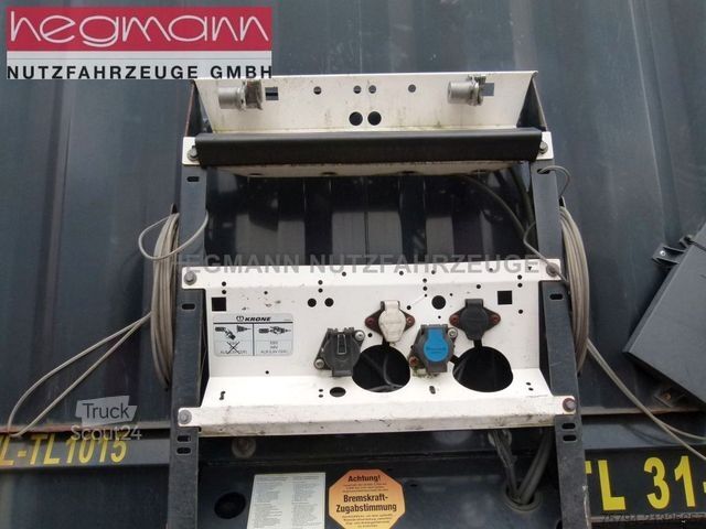 Open semitrailer with tarp KRONE SDP 27, BPW ECO Plus,  Standart, Deutsch