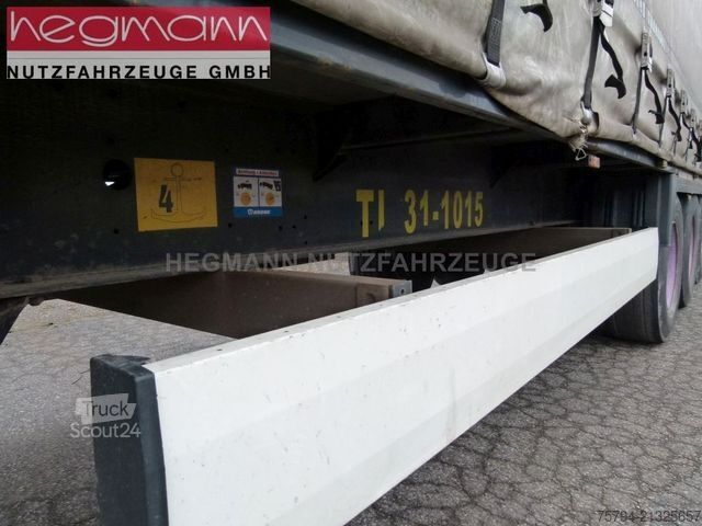 Open semitrailer with tarp KRONE SDP 27, BPW ECO Plus,  Standart, Deutsch