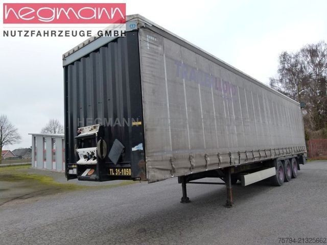 Open semitrailer with tarp KRONE SDP 27, BPW ECO Plus,  Standart, Deutsch
