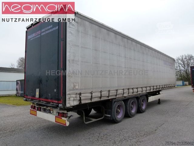 Open semitrailer with tarp KRONE SDP 27, BPW ECO Plus,  Standart, Deutsch