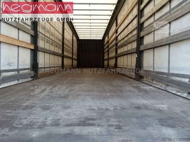 Open semitrailer with tarp KRONE SDP 27, BPW ECO Plus, Standart, Deutsch