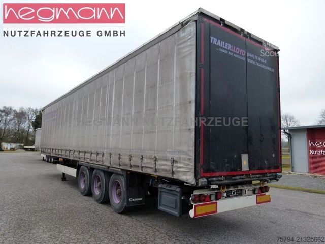 Open semitrailer with tarp KRONE SDP 27, BPW ECO Plus, Standart, Deutsch