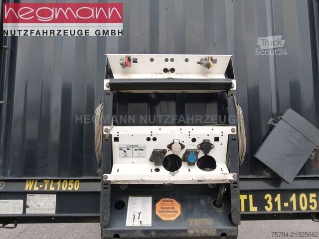 Open semitrailer with tarp KRONE SDP 27, BPW ECO Plus, Standart, Deutsch