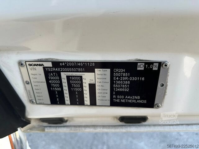 Standart-SZM Scania R500 Full Spoiler, Standklima, Big Navi, Digit ...