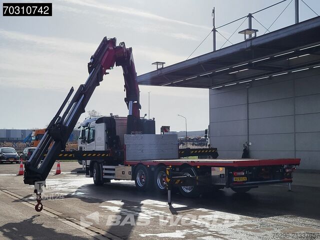 Lastplattform Volvo FM 540 8X4 NL-truck HMF 6020 K Crane 8 extensio...