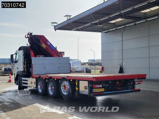 Lastplattform Volvo FM 540 8X4 NL-truck HMF 6020 K Crane 8 extensio...