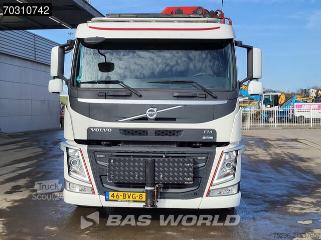 Lastplattform Volvo FM 540 8X4 NL-truck HMF 6020 K Crane 8 extensio...