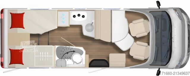 Teilintegriertes Wohnmobil BÜRSTNER Lyseo TD 690 G