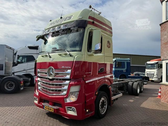 Châssis de camion MERCEDES-BENZ Actros 2745LL 6X2 GIGASPACE CHASSIS EURO6 HOLLAN