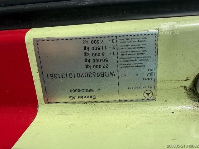 Châssis de camion MERCEDES-BENZ Actros 2745LL 6X2 GIGASPACE CHASSIS EURO6 HOLLAN