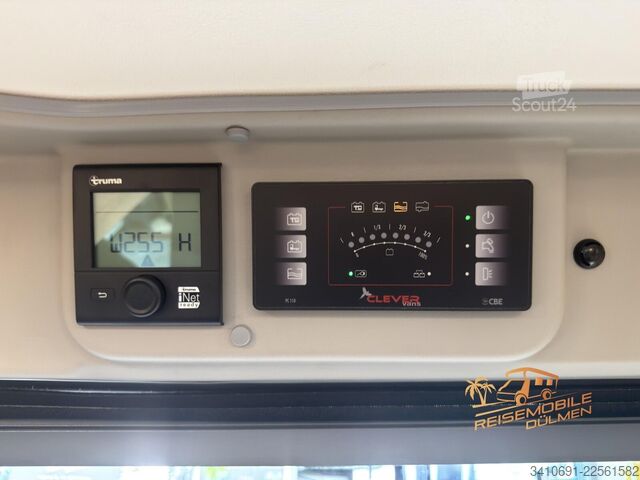 Camping-car CLEVER Vario Kids 600 Auto TV Solar AHK Luft Alarm SOG